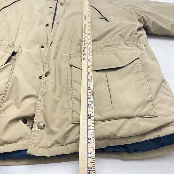 LL Bean Goose Down Gore-Tex Warden's Parka Outdoors Coat Men's Large Workwear - Picture 9 of 16